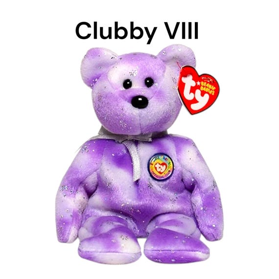 Ty Beanie Babies Clubby Bears 1-8 & Ultimate Collectors Kit - Etsy