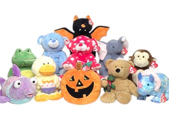 Ty Pluffiesコレクション「スポンジ・ボブ」ソフトぬいぐるみ（8インチ
