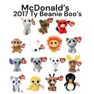 McDonald’s 2017 Ty Teeny Beanie Boo’s Happy Meal Toys