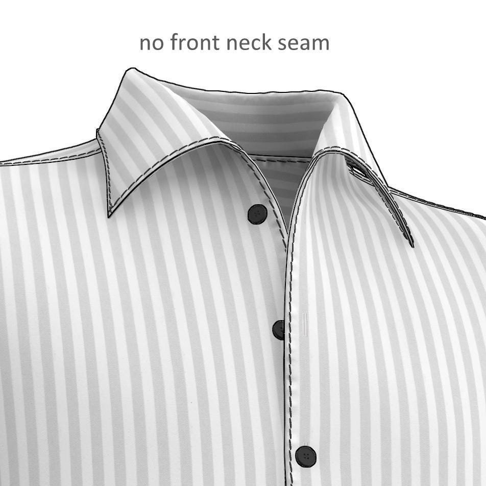 Cooper Collar Shirt for Men Shirt Without Neck Seam- Medium Sizes