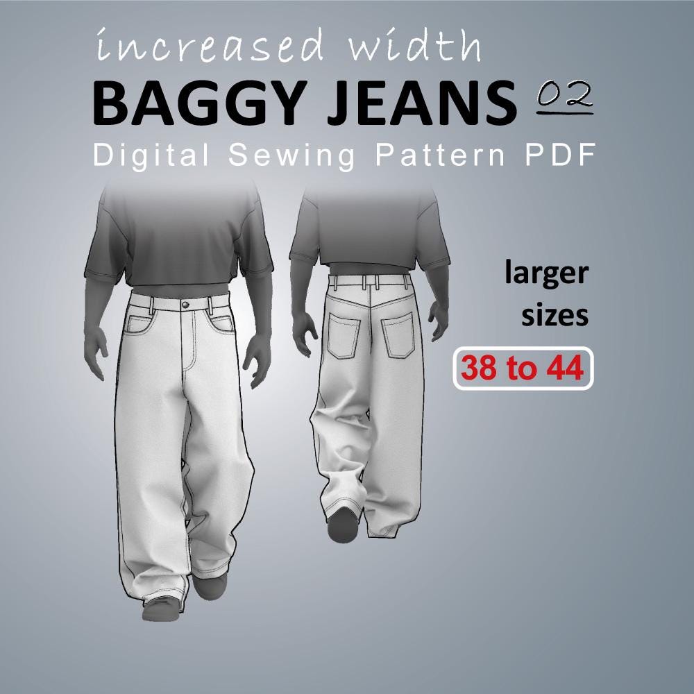 Baggy Jeans 02! - Oversized Loose Fit Jeans - Baggy Denim Pants