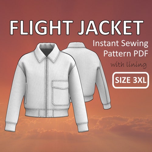 Size S - Flight Jacket for Men Cropped Aviator Jacket With Front
