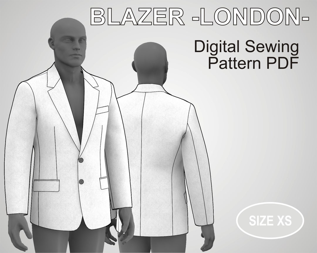 Xs mens best sale blazer