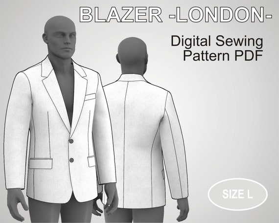 Mens pattern blazer deals