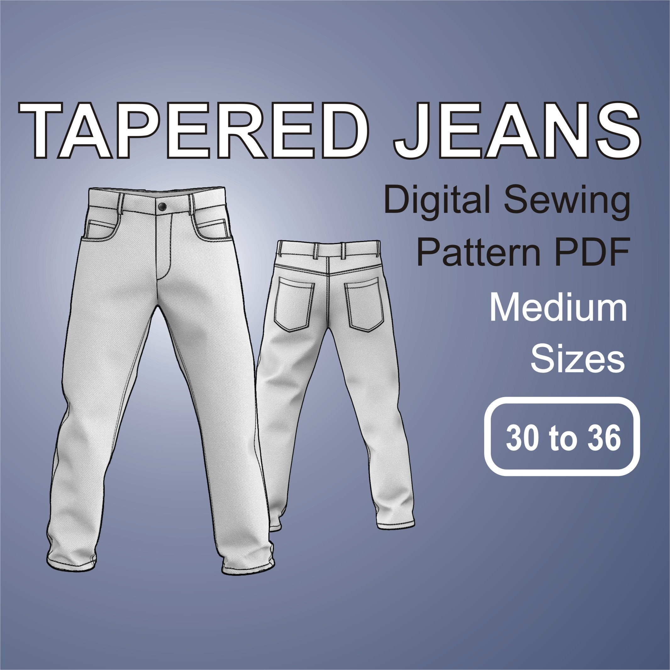 20 Free Topstitch Designs - Handmade Jeans Back Pockets - I AM