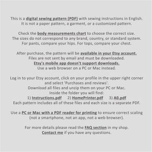 Size XL - Bomber Jacket for men with Front Zipper, Ribbing and Full Lining - Digital Sewing Pattern PDF image 9