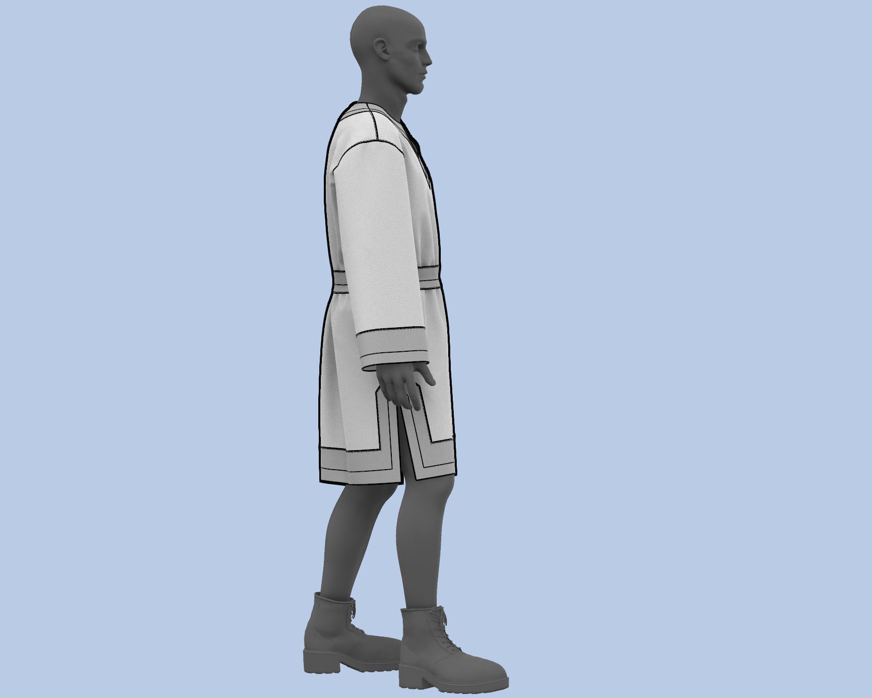 Viking Tunic - Medieval Ancient Robe - PDF Sewing Pattern Sizes 2XL ...