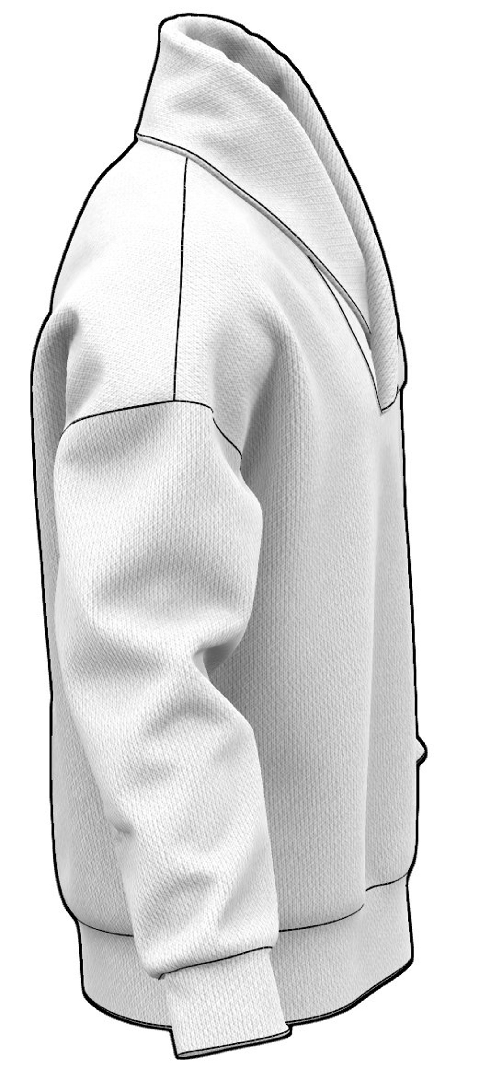 oversized shawl collar