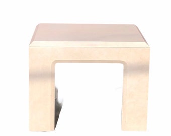 Post Modern Stone Like Side Table