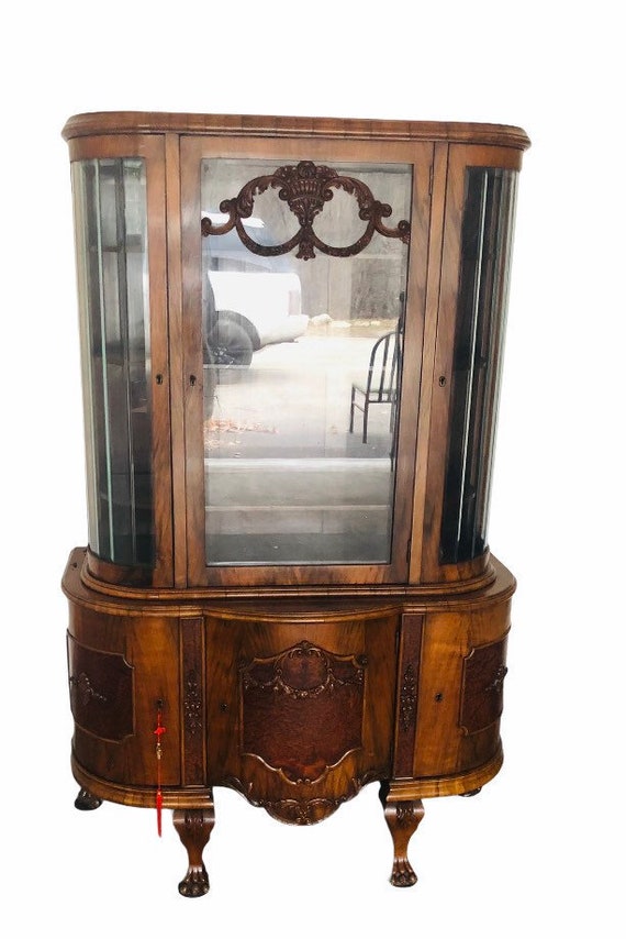 German curio store cabinet
