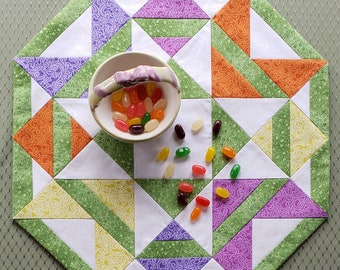 Octagon Table Topper PDF Digital Download Quilt Pattern