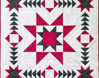 Christmas Star Quilt Pattern: Star Chaser (PDF Digital Download)