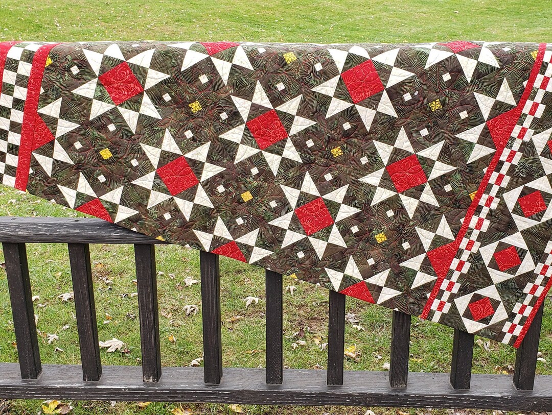 Scandinavian Style Quilt Pattern, Christmas Quilt Pattern, Wall Quilt ...