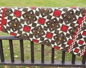 Scandinavian Christmas Wall Quilt Pattern, PDF Pattern