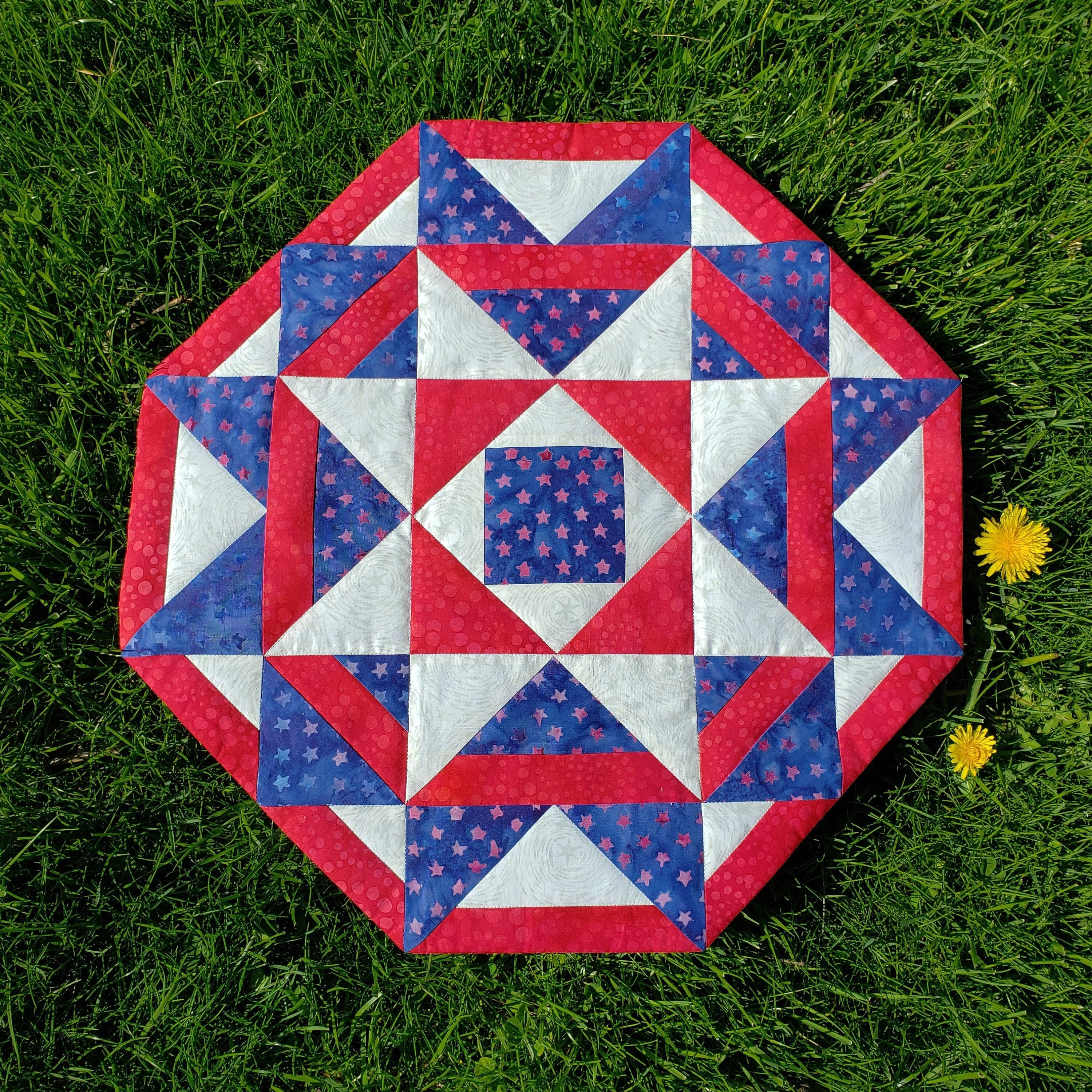 Octagon Table Topper PDF Digital Download Quilt Pattern - Etsy