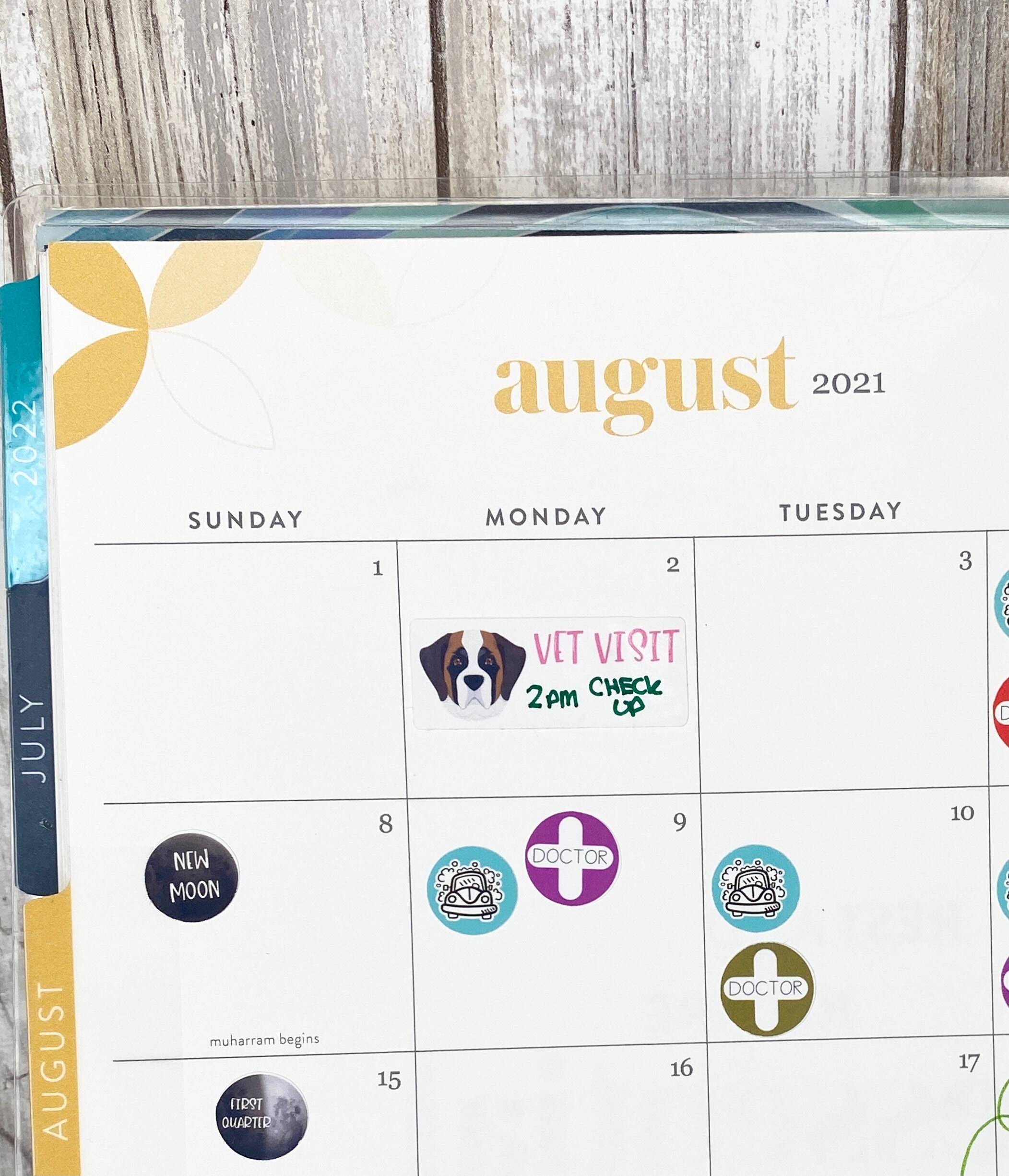 Custom Breed Vet Visit Planner Stickers Dog Planner Stickers Etsy