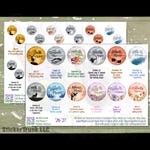 Full Moon Stickers