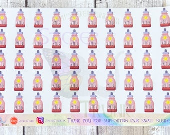 Vitamin D Reminder Stickers, Health Planner Stickers