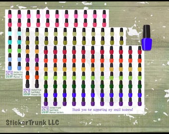Nail Appointment Planner Stickers, Manicure Reminder Stickers