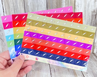 Shot Reminder Stickers, Diabetes, GLP1, Allergy Shots, Fertility Shot, Injection Reminders