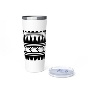 Polynesian tribal Copper Vacuum Insulated Tumbler, 22oz