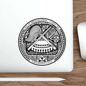 American Samoa Seal Die-Cut Stickers