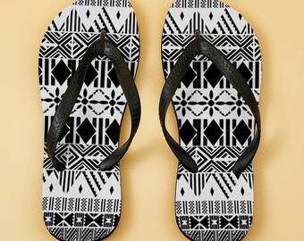 Fijian Tribal Flip Flops
