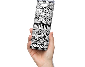 Polynesian tribal Stainless steel tumbler