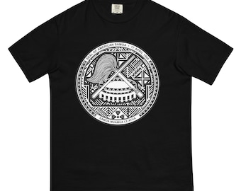 American Samoa Seal garment-dyed heavyweight t-shirt