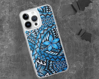 Plumeria Tribal Clear Case for iPhone®