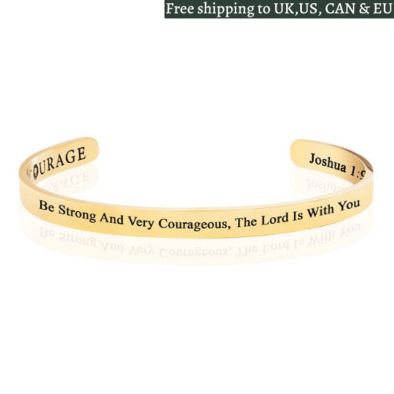 Christian Bracelet Bible Verse Bracelet Christian Jewelry Etsy