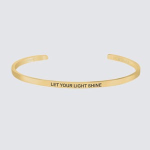 LET YOUR LIGHT Shine | Christian Bracelet | Bible Verse Bracelet | Christian Jewelry | Scripture Jewellery | Faith Bracelet | Christian Gift