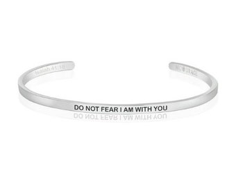 DO NOT Fear I Am With You | Christian Bracelet Bible Verse Bracelet | Christian Jewelry | Christian Gift |Scripture Jewellery