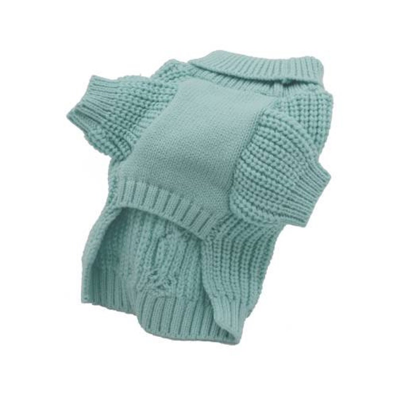 Turtleneck Knitted Dog Sweater With Sleeves. Soft Cozy and - Etsy