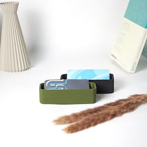 porte-cartes de visite minimaliste | Porte-cartes de bureau | Meilleur cadeau pour un collègue | Cadeau de Noël parfait pour le patron