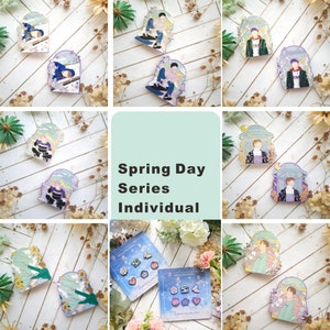 Spring Day Series - individual "Enamel pin -Instock