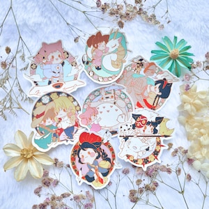 Sticker Pad- Studio miāozaki: the blossoming heroines series