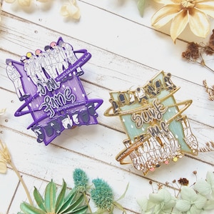 BTS logo Serie Save me / I am Feiner Emaille Pin