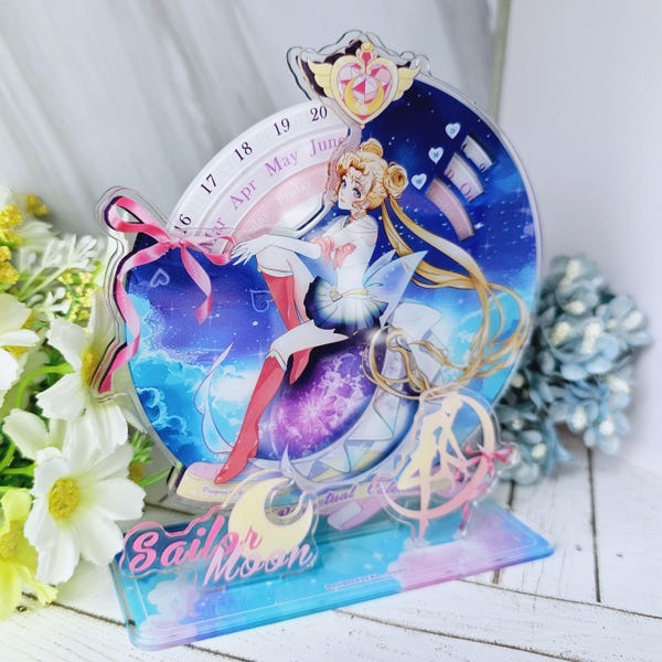 Sailor Moon Acrylic Perpetual calendar (Preorder one month - end of each month )