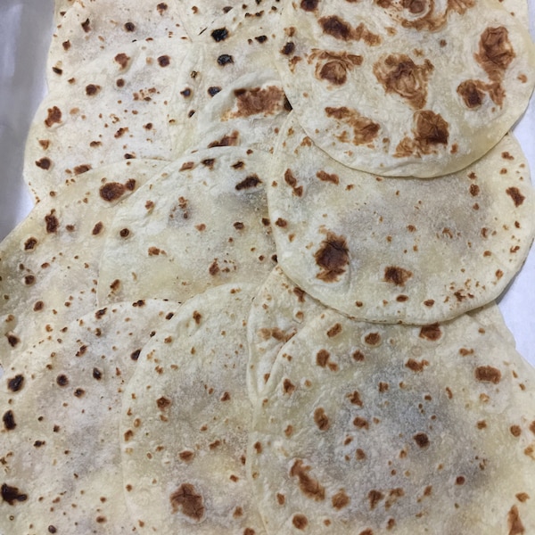 Handmade Flour Tortillas, No Preservatives!!!!