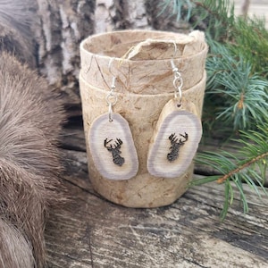 Silber Ohrringe mit Gravur