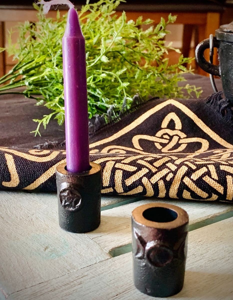 Chime Candle Holder cast iron