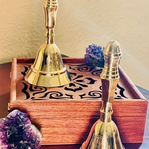 Brass Bell 5&quot; w/Pentacle