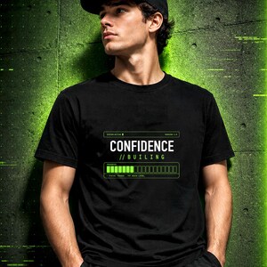 Camiseta para aumentar la confianza, camiseta retro de informática, regalo para programadores, camiseta para desarrolladores, regalo para frikis de la tecnología