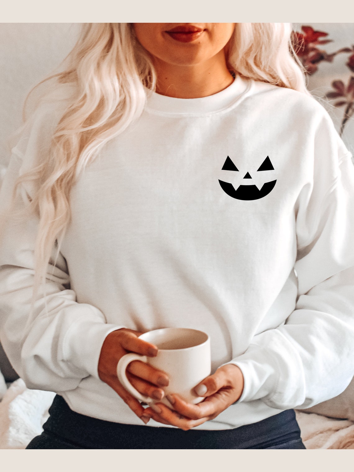 womens jack o lantern sweatshirt