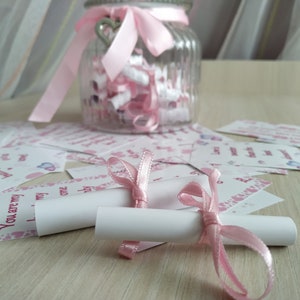 Amor presente romântico para mulheres, fitas rosa amor notas jar, eu te amo mason jar, namorada amor surpresa, presente exclusivo para ela