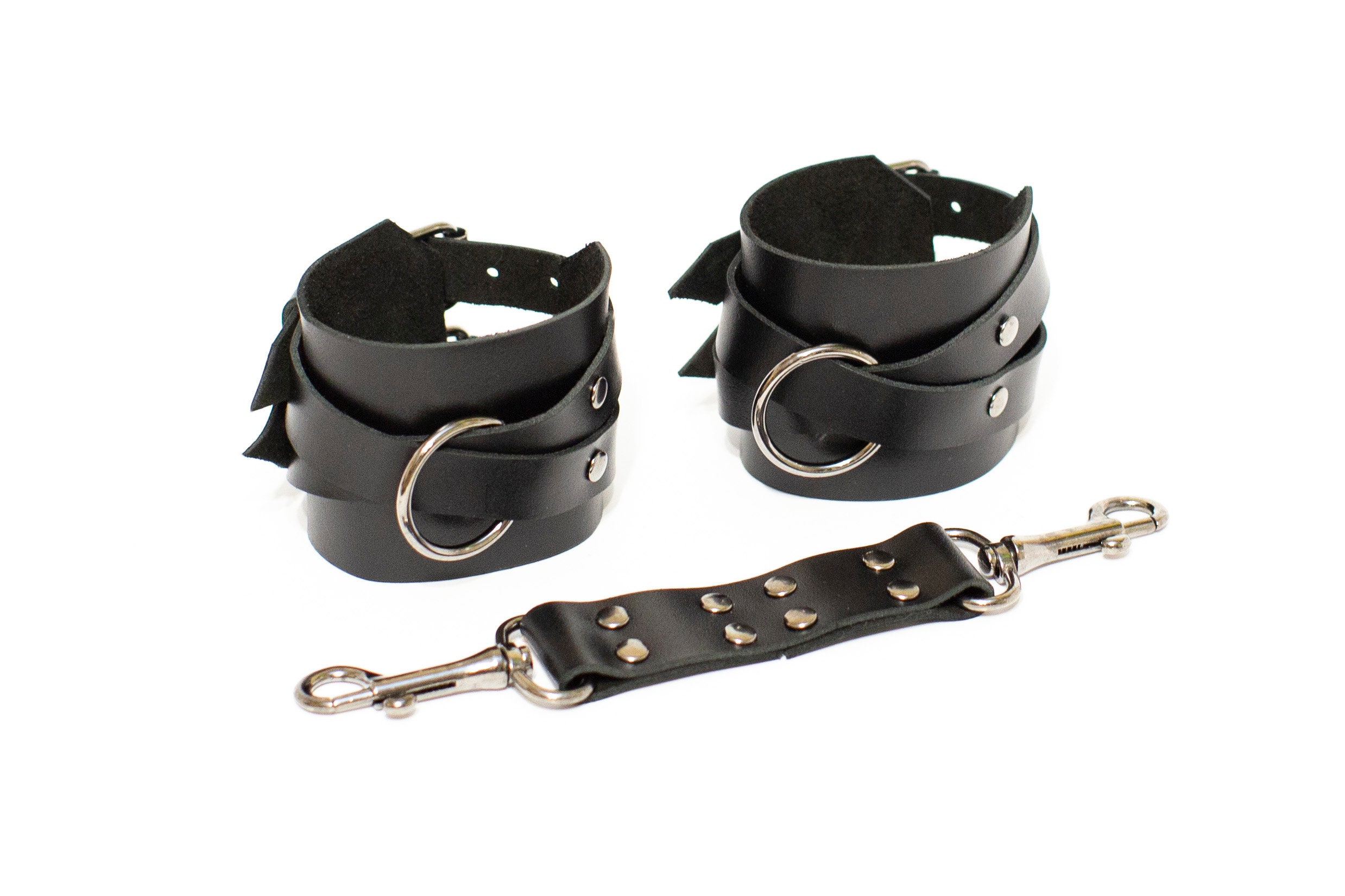 Red Leather Handcuffs Leather Handcuffs Slave Bracelet Etsy