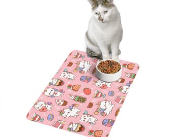 Unicorn Cat Pet Food Mat (12x18) Pet gift, Most Popular Item, Best Seller, Best Selling Item, Trending on Etsy, Great Gift Idea