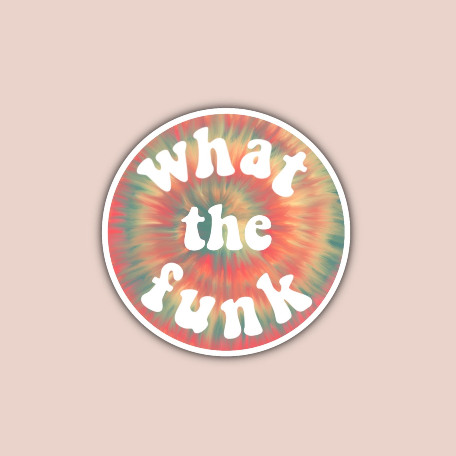 What the funk water resistant sticker Etsy