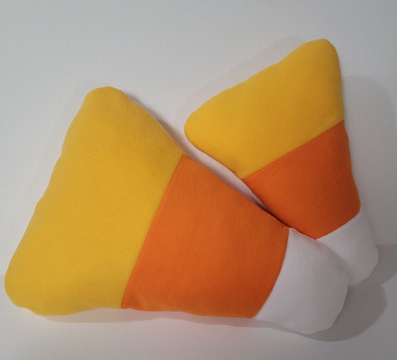 candy corn plush pillow